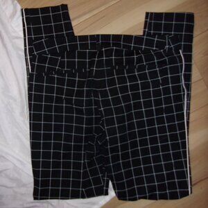 womens size 12 tall black pants casual dress trousers twelve pixie old navy